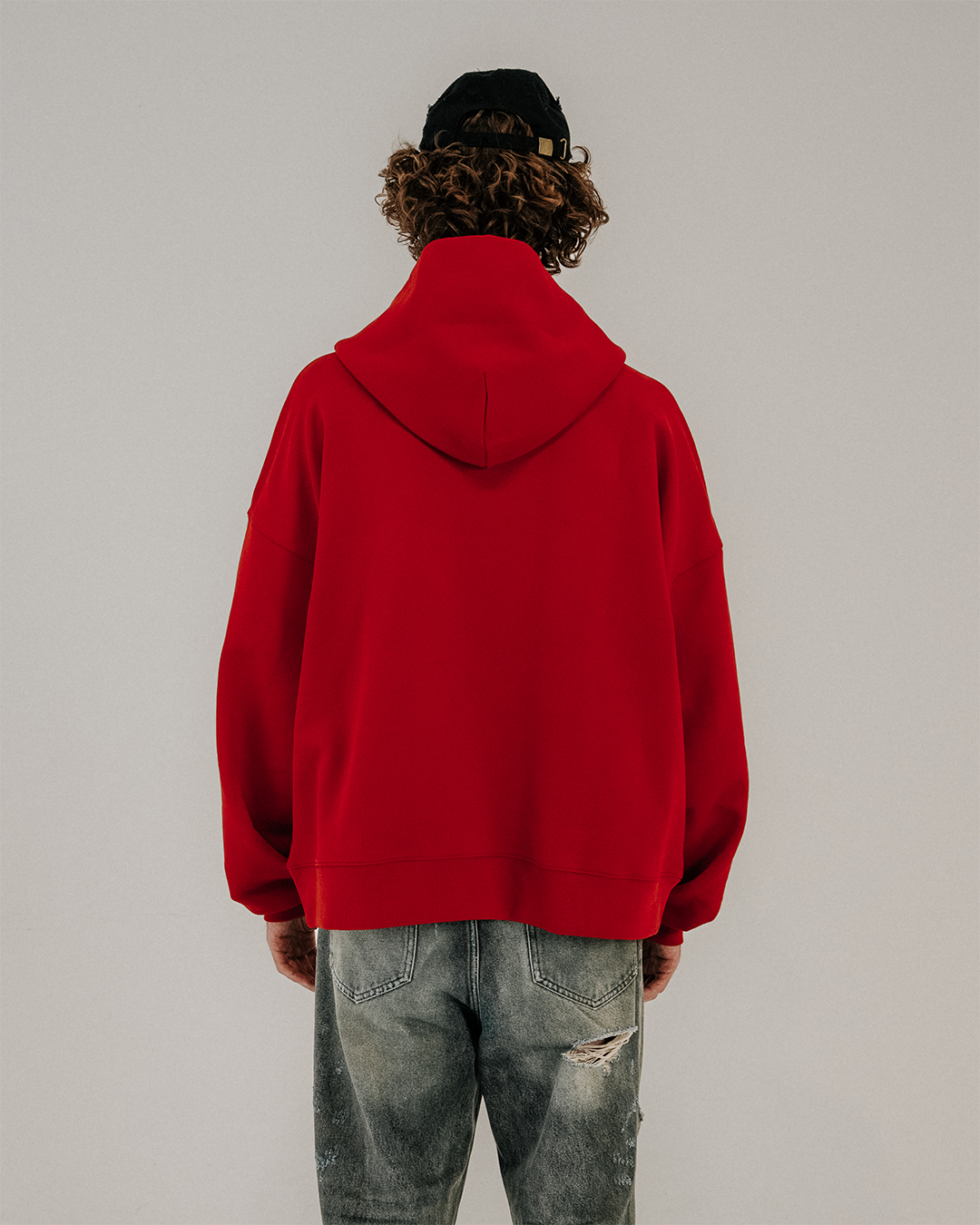DEEP RED CORE ZIP UP