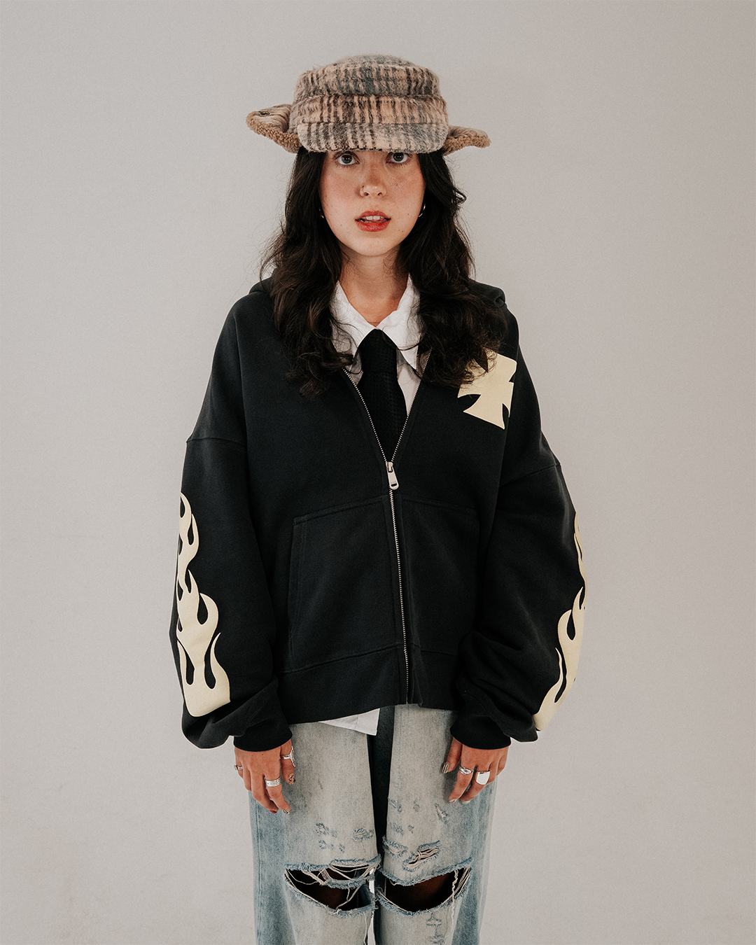 ASH “FOUND GOD” ZIP UP