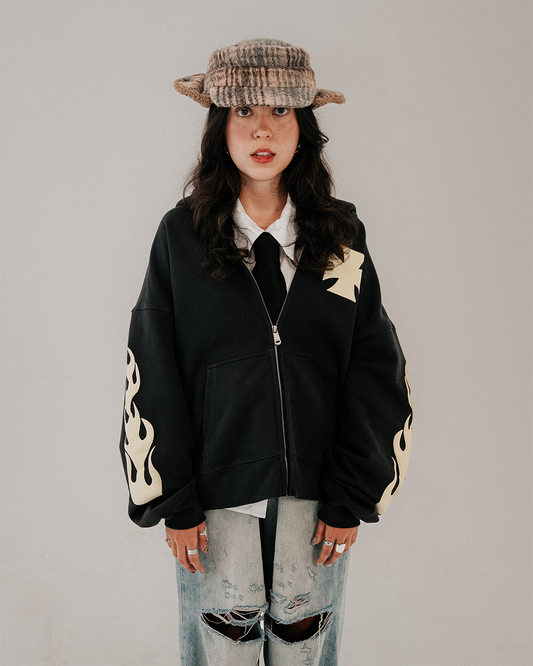 ASH “FOUND GOD” ZIP UP