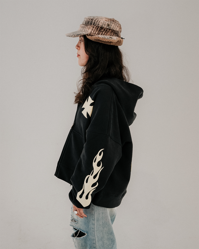 ASH “FOUND GOD” ZIP UP